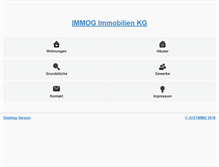 Tablet Screenshot of immog.at